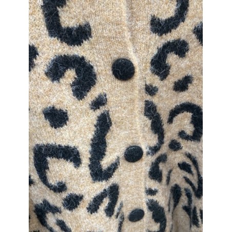 Gilet Femme Imprimé Léopard Chic & Tendance