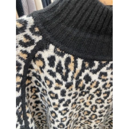 Pull Léopard Femme Hiver – Confort, Style Casual Chic & Coupe Moderne