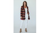 Manteau mi long femme à carreaux – Élégance chic & chaleur automne-hiver