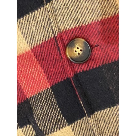 Manteau long à carreaux rouge/noir – Mode femme élégante