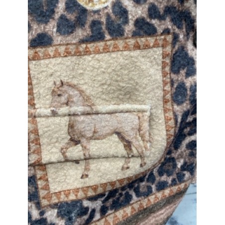 Veste femme imprimée motif animal – Veste chic léopard & baroque tendance