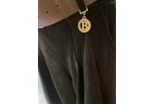 Pantalon large en velours noir