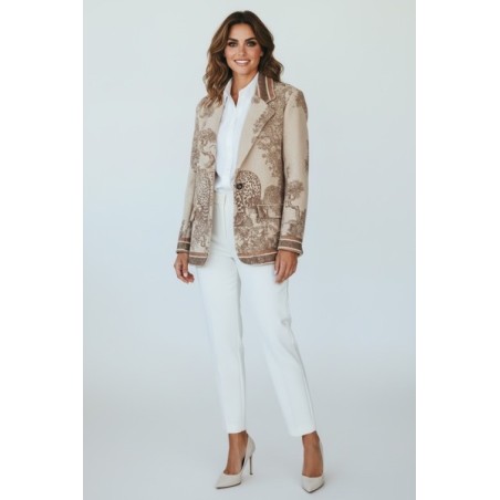 Veste Imprimé Savane pour Femme – Look Safari Élégant & Moderne