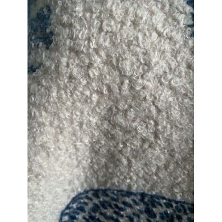 Veste sans manches motif Savane effet bouclette mouton – Gilet safari tendance femme