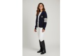 Gilet cardigan marine style chic & sportif