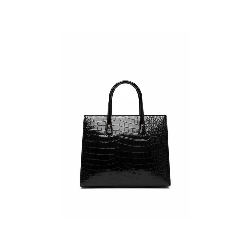 Sac à Main Croco Vernis Noir Sac à Main Croco Vernis Noir