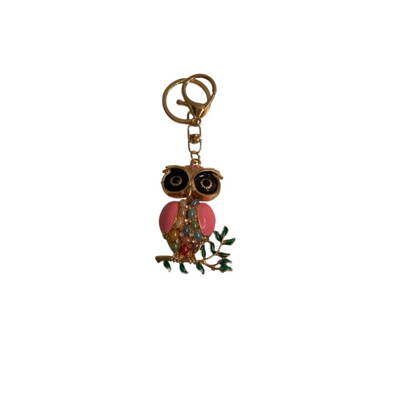 Porte-clés Hibou Décoratif en Métal – Design Coloré & Élégant Porte-clés Hibou Décoratif en Métal – Design Coloré & Élégant